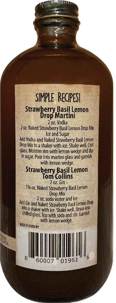 Strawberry Basil Lemon Drop